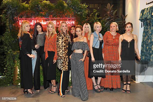 Masha Gordon, singer-songwriter Jessie J, Kelly Sawyer, Katie Nehra, Laurie Lynn Stark, fashion designer Nicole Richie, Shelley Gibbs, Simone...