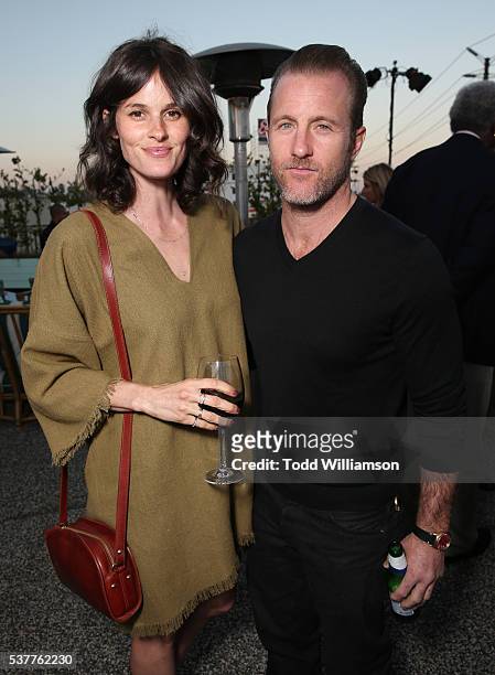 Kacy Byxbee and Scott Caan attend the 4th Annual CBS Television Studios Summer Soiree at Palihouse on June 2, 2016 in West Hollywood, California.