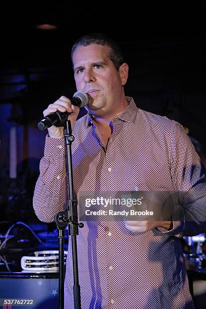 Morning Radio Personality Skeery Jones speaks during the 2016 Bryan Jacobson Foundation Charity Event at Howl at the Moon on June 2, 2016 in New York...