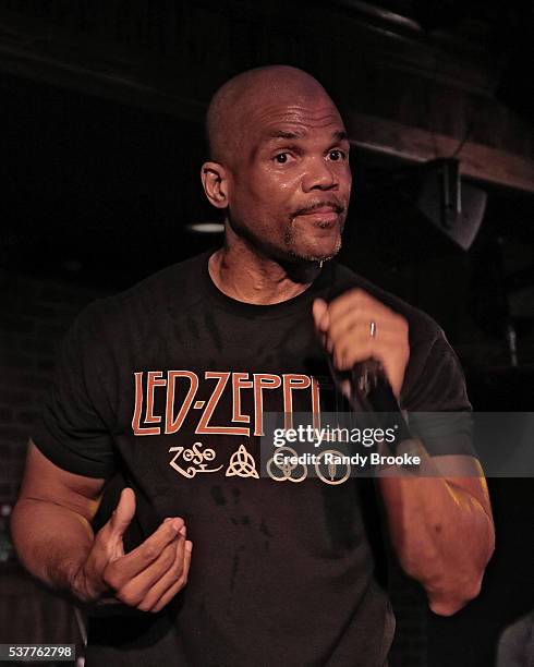 Run DMC's Daryl McDaniels performs during the 2016 Bryan Jacobson Foundation Charity Event at Howl at the Moon on June 2, 2016 in New York City.