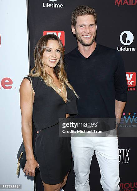 Ryan McPartlin and Danielle Kirlin arrive at the season 4 premiere of Lifetime's "Devious Maids" held at STK Los Angeles on June 2, 2016 in Los...