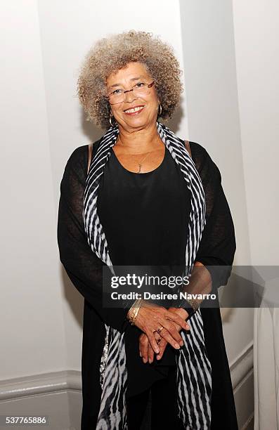 Honoree/activist Angela Y. Davis attends the 2016 Brooklyn Museum's Sackler Center First Awards at Brooklyn Museum on June 2, 2016 in New York City.