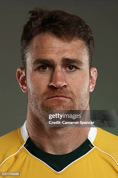 James Horwill of the Wallabies poses during an Australian Wallabies portrait session on May 30, 2016 in Sunshine Coast, Australia.