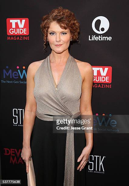 Actress Rebecca Wisocky attends the Premiere of Lifetime's "Devious Maids" Season 4 at STK Los Angeles on June 2, 2016 in Los Angeles, California.