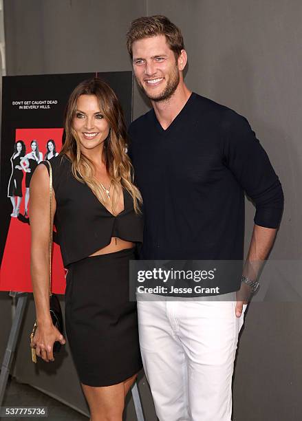 Actors Danielle Kirlin and Ryan McPartlin attend the Premiere of Lifetime's "Devious Maids" Season 4 at STK Los Angeles on June 2, 2016 in Los...