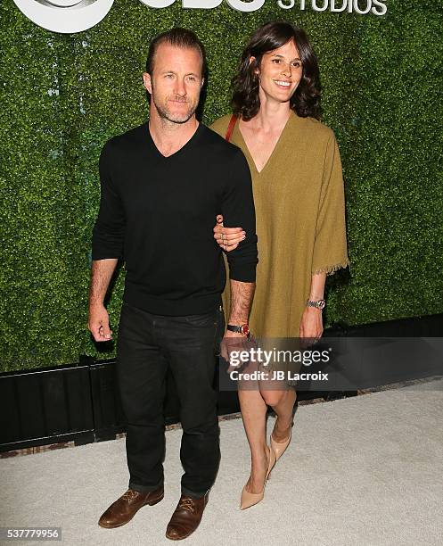 Scott Caan and Kacy Byxbee attend the 4th Annual CBS Television Studios Summer Soiree at Palihouse on June 2, 2016 in West Hollywood, California.