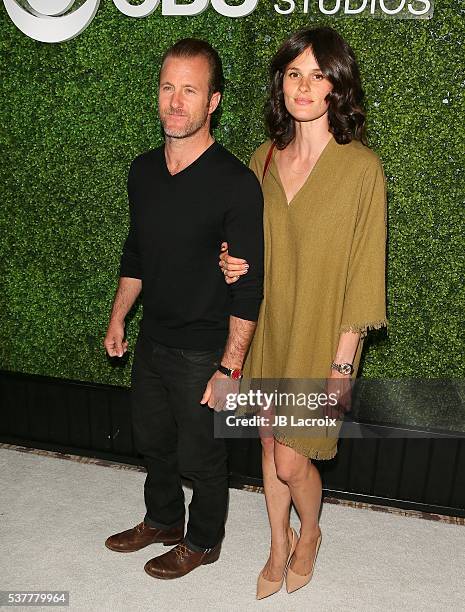 Scott Caan and Kacy Byxbee attend the 4th Annual CBS Television Studios Summer Soiree at Palihouse on June 2, 2016 in West Hollywood, California.