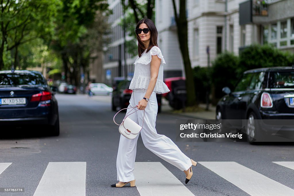 Street Style In Cologne - June, 2016