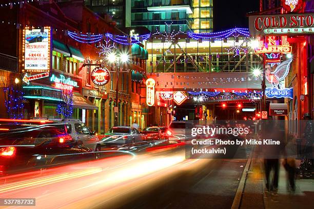 greektown lights - detroit bildbanksfoton och bilder