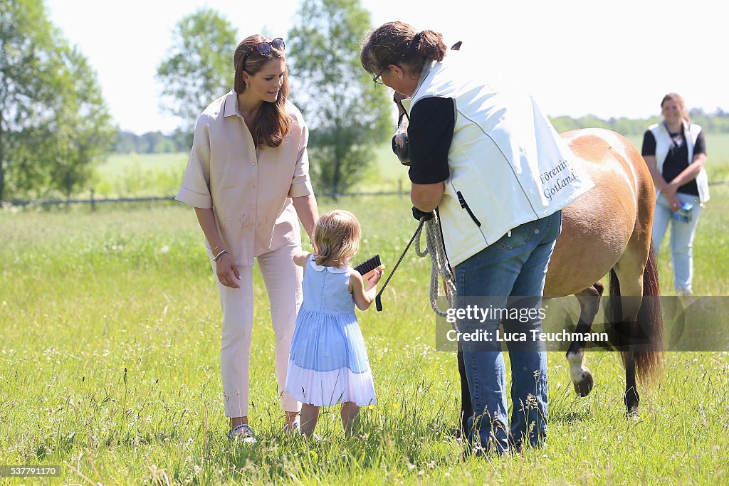 Princess Leonore Of Sweden Visits Gotland