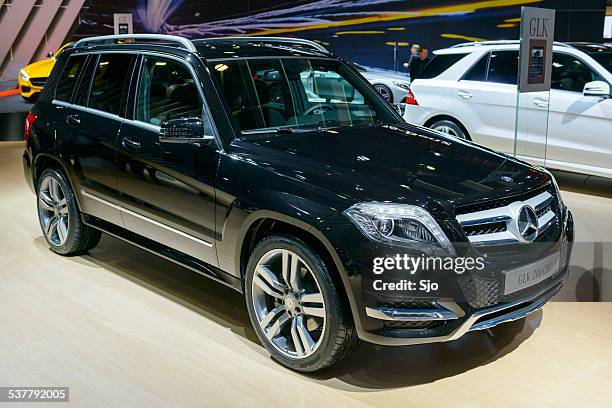 mercedes benz glk-class suv - mercedes benz glk stock pictures, royalty-free photos & images