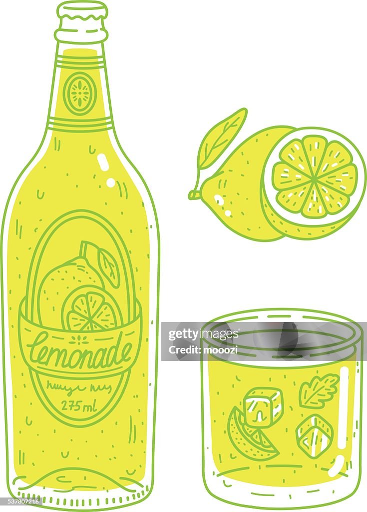 Cartoon Lemonade Cup