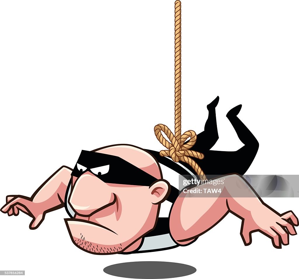 Sample Thief Ropes Thief Hang With A Rope High-Res Vector Graphic - Getty Images