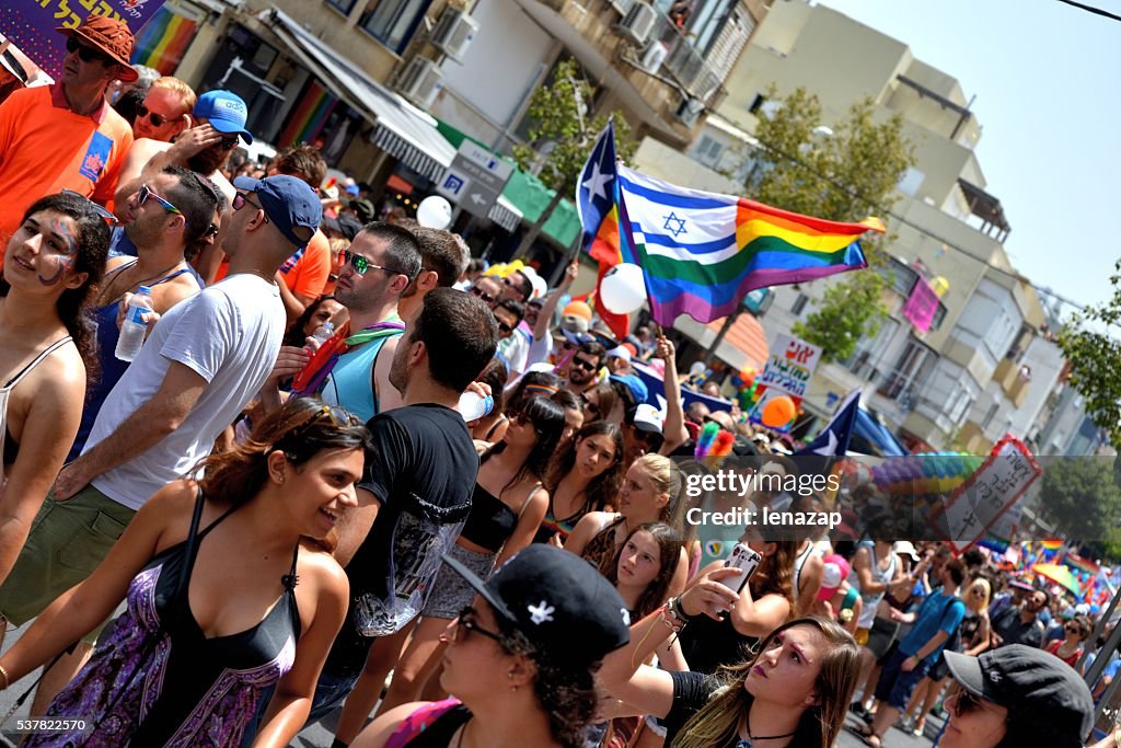 Gay pride parade in Tel Aviv, 2016