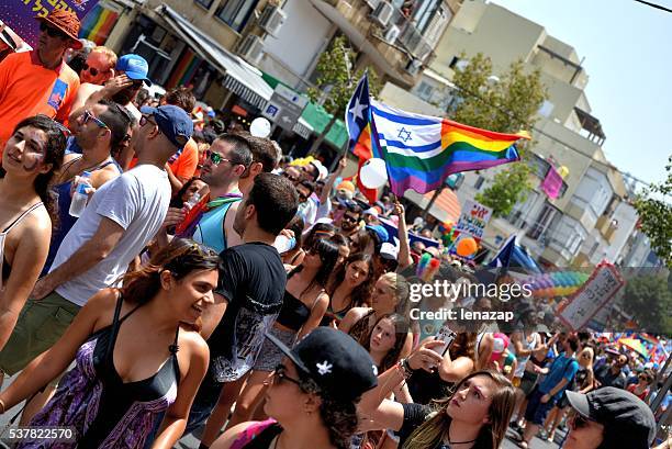gay pride parade in tel aviv, 2016 - gay pride tel aviv stock pictures, royalty-free photos & images