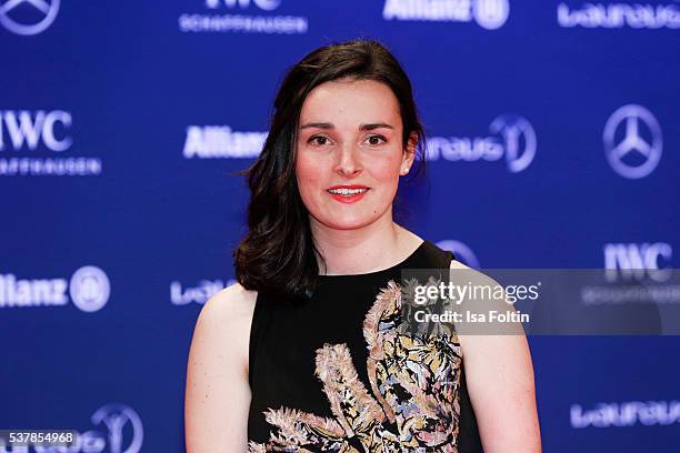 French alpine skier and Paralympic Champion Marie Bochet attends the Laureus World Sports Awards 2016 on April 18, 2016 in Berlin, Germany.