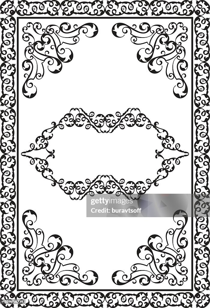 Victorian design elements and page decoration