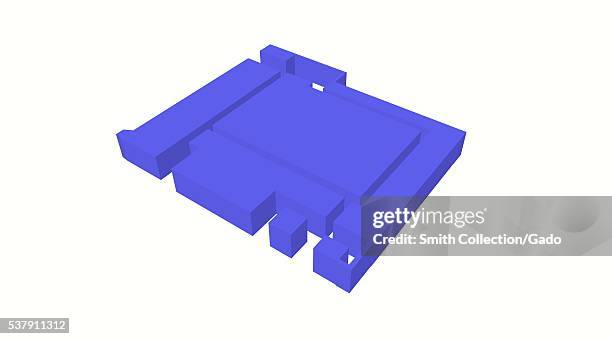 3d rendering of floorplan for Engineering Building IV on the campus of the University of California Los Angeles , site of alleged shooting of...