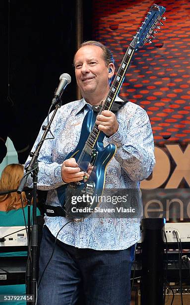 Jeffrey Foskett of The Beach Boys performs during "FOX & Friends" All American Concert Series outside of FOX Studios on June 3, 2016 in New York City.