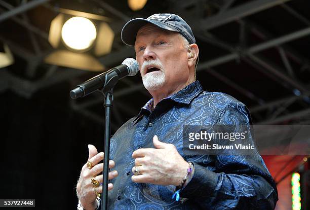 Mike Love of The Beach Boys performs during "FOX & Friends" All American Concert Series outside of FOX Studios on June 3, 2016 in New York City.