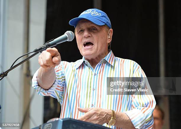 Bruce Johnston of The Beach Boys performs during "FOX & Friends" All American Concert Series outside of FOX Studios on June 3, 2016 in New York City.