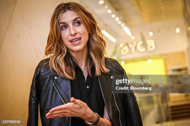 Katia Beauchamp, co-founder and chief executive officer of Birchbox Inc., stands for a photograph in New York, U.S., on Thursday, May 19, 2016....