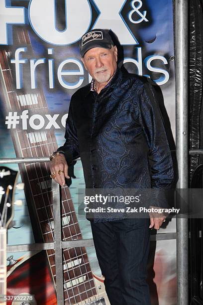 Musician and co-founder of The Beach Boys, Mike Love attends during "FOX & Friends" All American Concert Series outside of FOX Studios on June 3,...