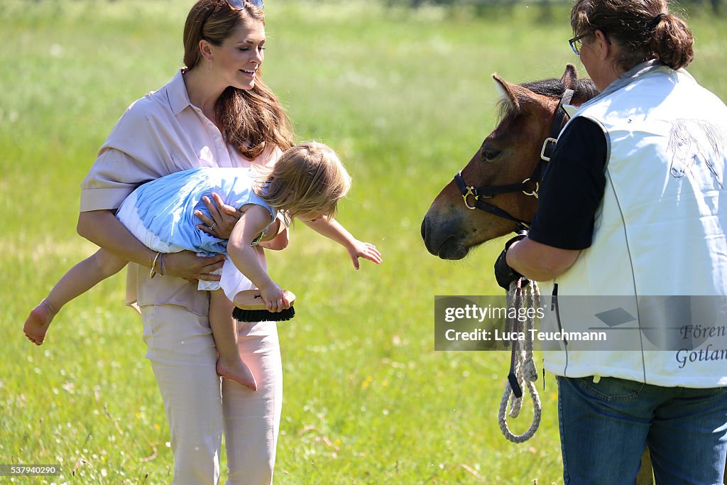 Princess Leonore Of Sweden Visits Gotland