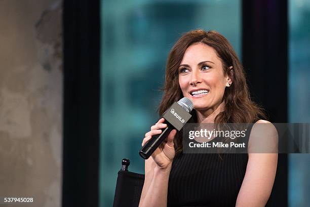 Actress Laura Benanti attends the AOL Build Speaker Series to discuss "She Loves Me" at AOL Studios In New York on June 3, 2016 in New York City.