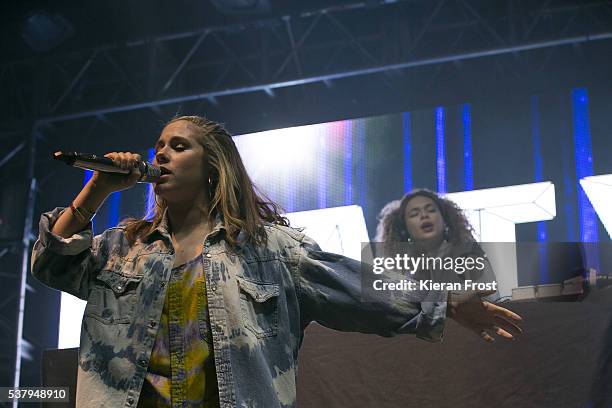 Katy B performs at Bulmers Forbidden Fruit Fesitval at the Irish Museum Of Modern Art on June 3, 2016 in Dublin, Ireland.