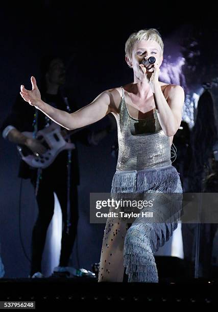 Robyn performs onstage during the 2016 Governors Ball Music Festival at Randall's Island on June 3, 2016 in New York City.