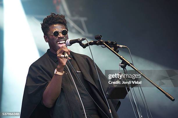 Moses Summey performs on stage during Primavera Sound Festival Day 3 at Parc del Forum in Barcelona, Spain.