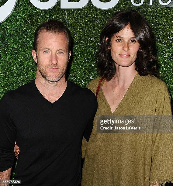 Actor Scott Caan and Kacy Byxbee attend the 4th annual CBS Television Studios Summer Soiree at Palihouse on June 2, 2016 in West Hollywood,...