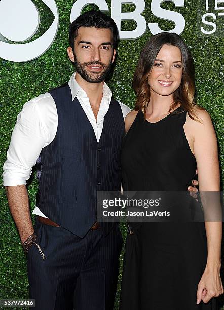 Actor Justin Baldoni and wife Emily Foxler attend the 4th annual CBS Television Studios Summer Soiree at Palihouse on June 2, 2016 in West Hollywood,...