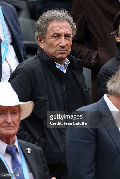 Michel Drucker attends day 13 of the 2016 French Open held at Roland-Garros stadium on June 3, 2016 in Paris, France.