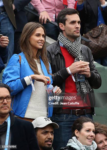 Ophelie Meunier attends day 13 of the 2016 French Open held at Roland-Garros stadium on June 3, 2016 in Paris, France.