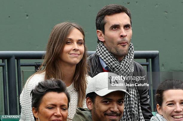 Ophelie Meunier attends day 13 of the 2016 French Open held at Roland-Garros stadium on June 3, 2016 in Paris, France.