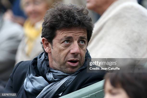 Patrick Bruel attends day 13 of the 2016 French Open held at Roland-Garros stadium on June 3, 2016 in Paris, France.