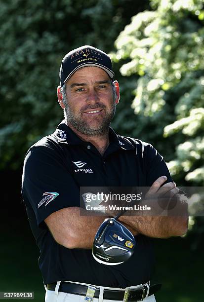 Portrait of Hennie Otto of South Africa ahead of the BMW PGA Championship at Wentworth Golf Club on May 24, 2016 in Virginia Water, England.