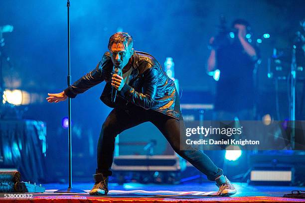 Musician Jon Foreman of Switchfoot performs on stage on opening night of the San Diego County Fair at Del Mar Fairgrounds on June 3, 2016 in Del Mar,...