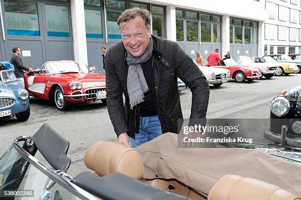 Oliver Kastalio, CEO Rodenstock at the BVMW Oldtimer Rallye 2016 starts at Rodenstock Headquarter on June 04, 2016 in Munich, Germany.