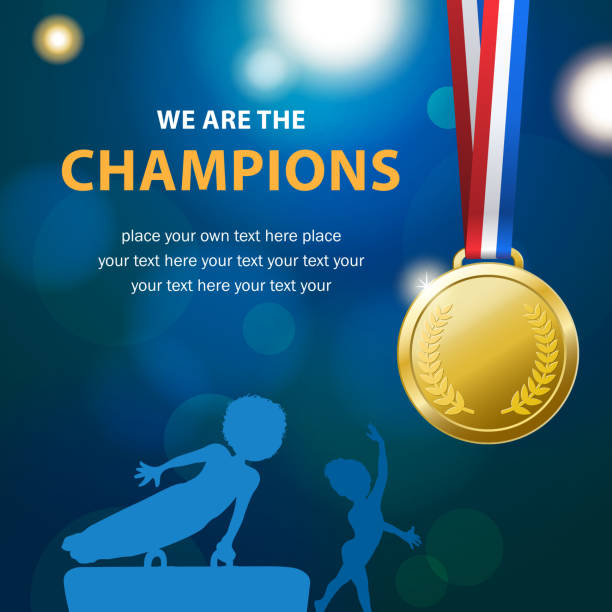 gymnastics championships - olympic gymnastics stock illustrations