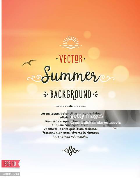 Summer Background High-Res Vector Graphic - Getty Images
