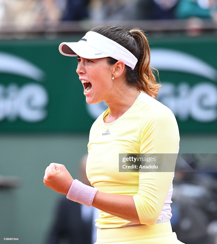 2016 French Open women single final match - Serena Williams vs Garbine Muguruza