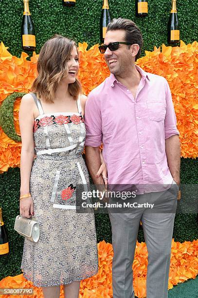 Rose Byrne and Bobby Cannavale attend the Ninth Annual Veuve Clicquot Polo Classic at Liberty State Park on June 4, 2016 in Jersey City, New Jersey.