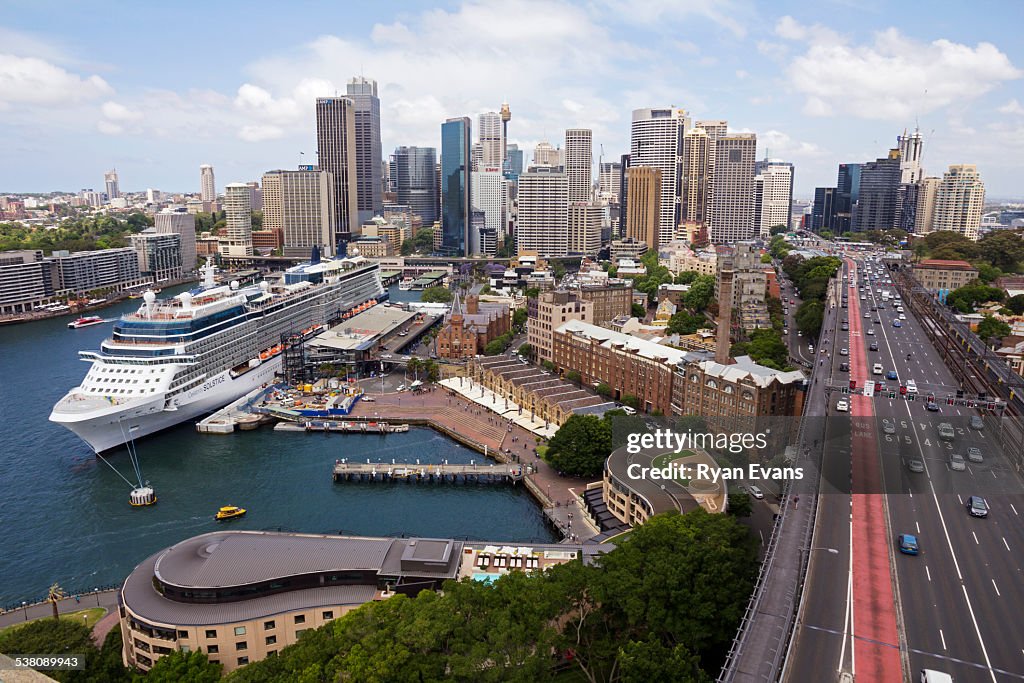 Sydney cityscape, The Rocks, Circular Quay