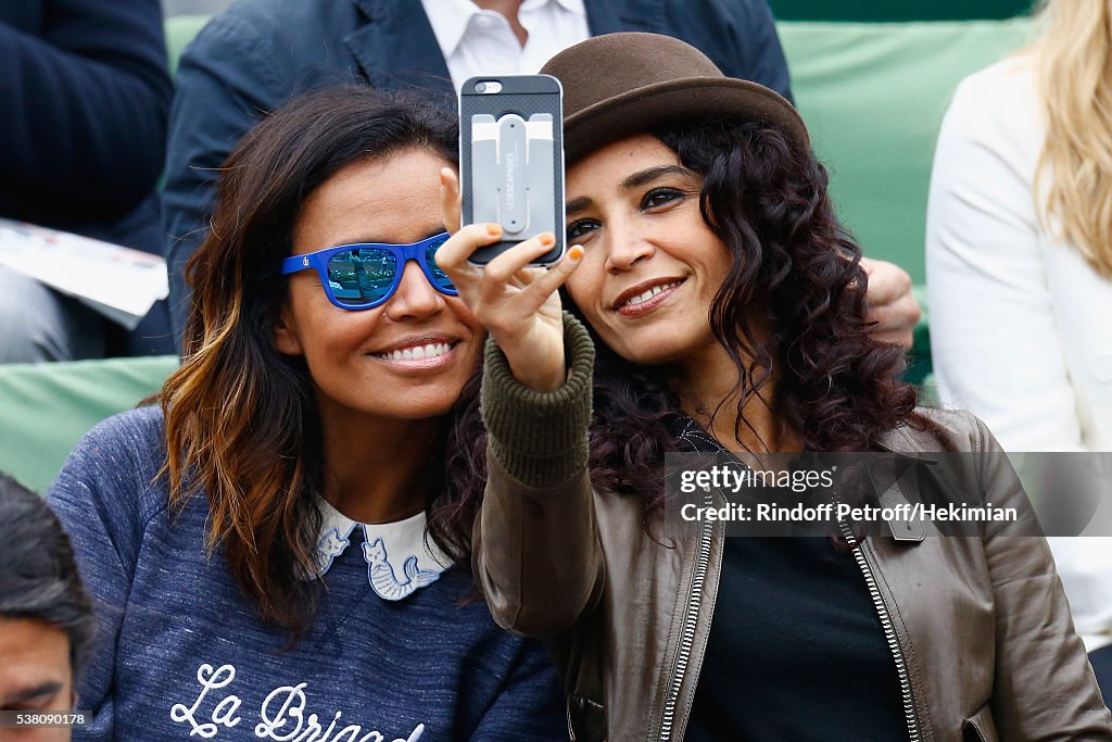 Celebrities at French Open 2016 - Day Fourteen