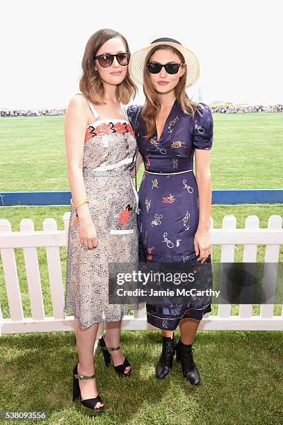 Actors Rose Byrne and Phoebe Tonkin attend the Ninth Annual Veuve Clicquot Polo Classic at Liberty State Park on June 4, 2016 in Jersey City, New...