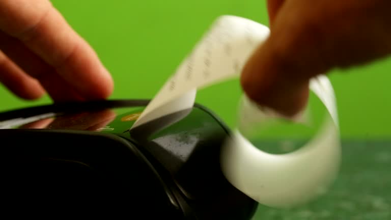 Card Machine Slip Example Card Machine Receipt Videos and HD Footage - Getty Images