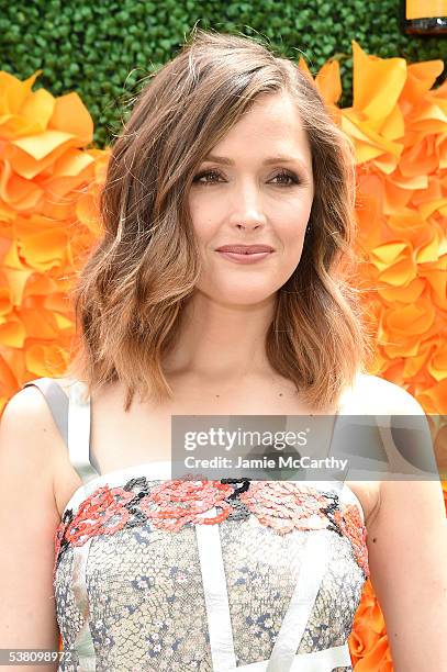 Model Rose Byrne attends the Ninth Annual Veuve Clicquot Polo Classic at Liberty State Park on June 4, 2016 in Jersey City, New Jersey.